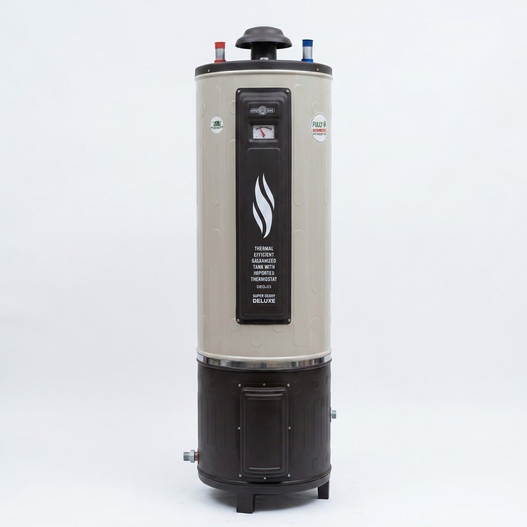 Nas Gas Electric+Gas Geyser DEG-35 Gallon Super Delux